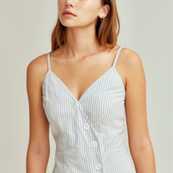 SAVANNAH STRIPE MIDI DRESS - Picture 3 of 3